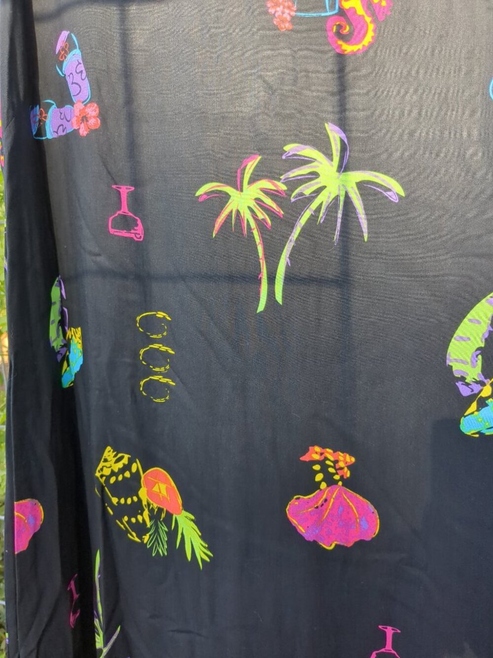 OS Beach Cover Up Dress Fun Animal Print - Picture 6 of 14